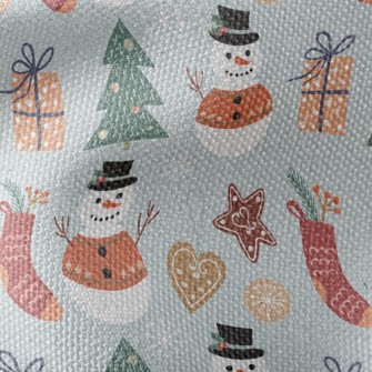 Festive Snowman Waterproof Canvas