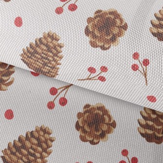 Cute Pine Cones Waterproof Oxford