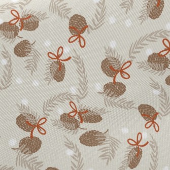 Christmas Pinecones Twill