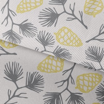 Pine Branches And Pine Cones Waterproof Oxford