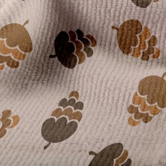 Brown Pine Cones Terry