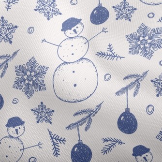 Snowflakes And Snowmen Dobby