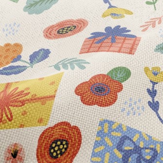 Flowers And Gift Boxes Performance Linen