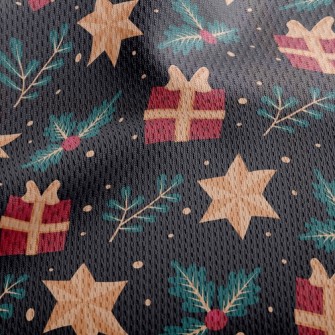 Christmas Decoration Gifts Athletic Mesh Flat Back