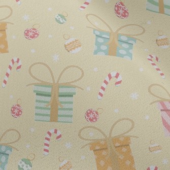 Christmas Candy And Gifts Chiffon