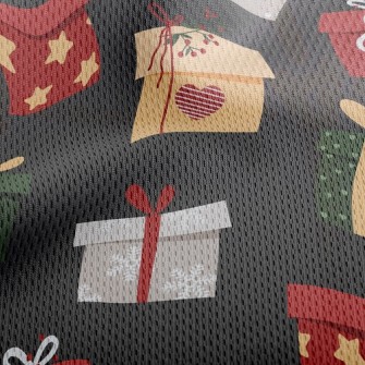 Christmas Gift Athletic Mesh Flat Back