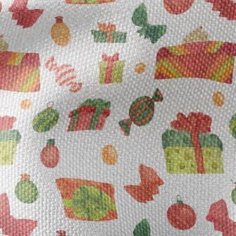 Red Green Candy Gift Waterproof Canvas