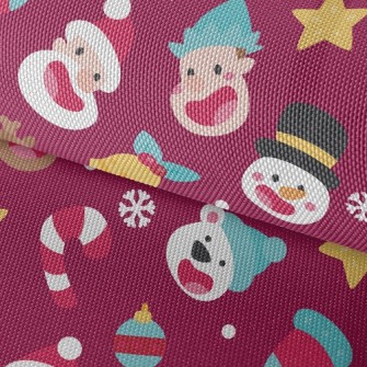 Happy Christmas Waterproof Oxford