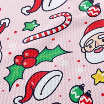 Funny Santa Claus Birdseye Piqué