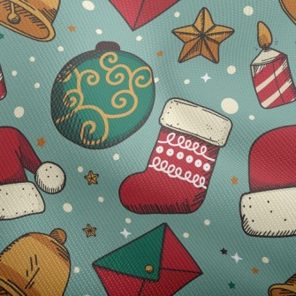 Christmas Hat Socks Balls Dobby