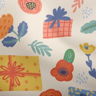 Flowers And Gift Boxes Dobby