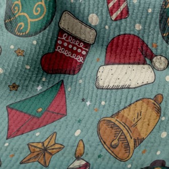 Christmas Hat Socks Balls Terry
