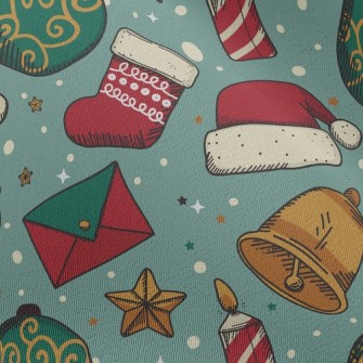 Christmas Hat Socks Balls Chiffon