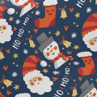 Christmas Snowman Husband Twill