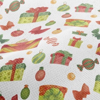 Red Green Candy Gift Performance Linen