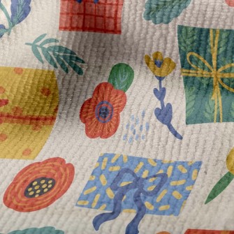 Flowers And Gift Boxes Terry