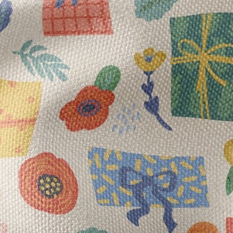 Flowers And Gift Boxes Waterproof Canvas