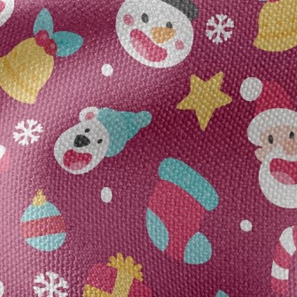 Happy Christmas Waterproof Canvas