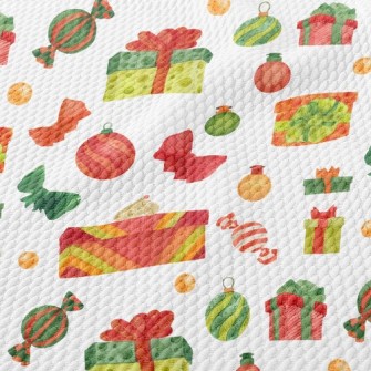 Red Green Candy Gift Birdseye Piqué