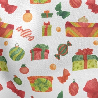 Red Green Candy Gift Stretch Ponte