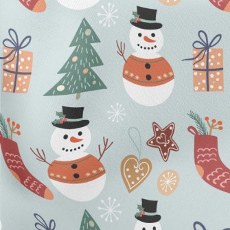 Festive Snowman Stretch Ponte