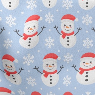 Snowflakes And Snowmen Stretch Ponte
