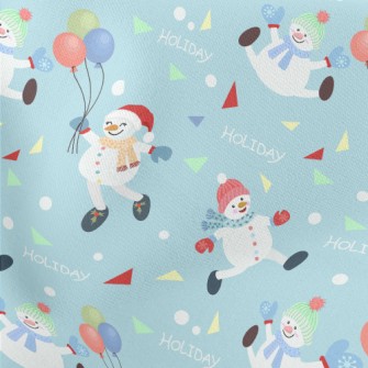 Funny Snowman Stretch Ponte