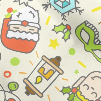 Christmas Doodle Micro Fleece