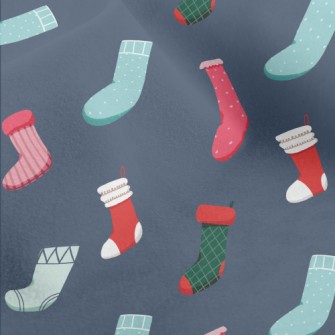 Christmas Socks Micro Fleece