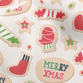 Christmas Cookies Micro Fleece
