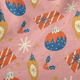 Christmas Wrapping Lights Minky