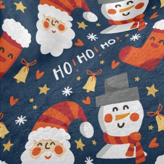 Christmas Snowman Husband Minky