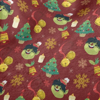 Christmas Tree Elf Minky