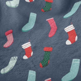 Christmas Socks Minky