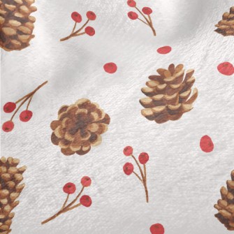 Cute Pine Cones Minky