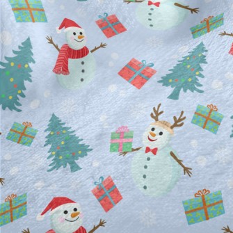 Reindeer Snowman Minky