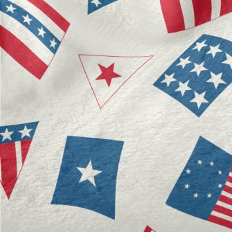 American Flag Minky