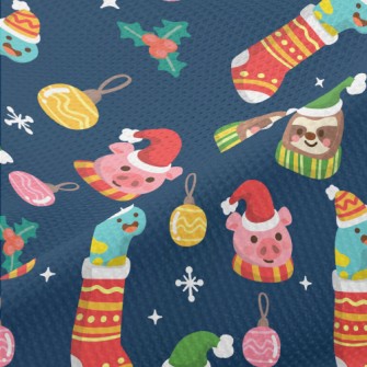 Cute Animal Socks Piqué