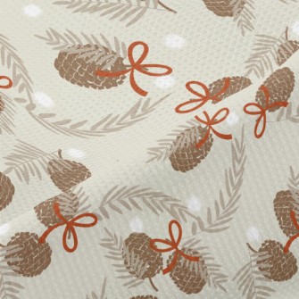 Christmas Pinecones Piqué