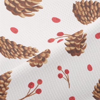 Cute Pine Cones Piqué