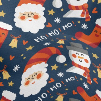 Christmas Snowman Husband Lightweight Performance Linen