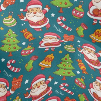 Merry Christmas Lightweight Performance Linen