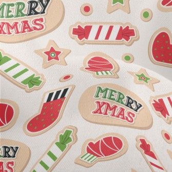 Christmas Cookies Lightweight Performance Linen
