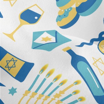 Hanukkah Activities Lightweight Performance Linen