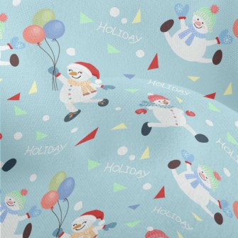 Funny Snowman Lightweight Performance Linen
