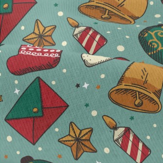 Christmas Hat Socks Balls Modern Jersey