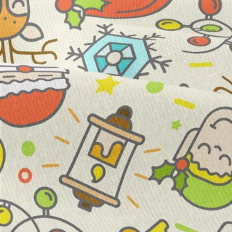 Christmas Doodle Modern Jersey