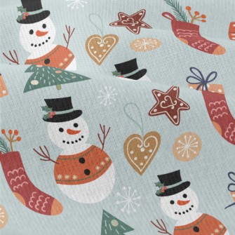 Festive Snowman Modern Jersey