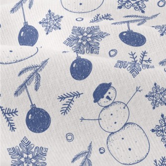 Snowflakes And Snowmen Modern Jersey