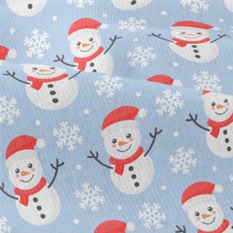 Snowflakes And Snowmen Modern Jersey